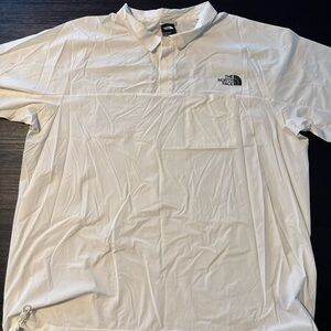 The North Face Men's Lightweight White Shirt Jacket Polo Size XXL